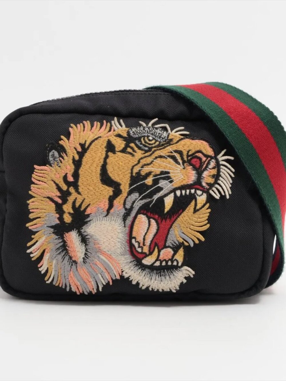Gucci Tiger Side Bag Web Strap A1